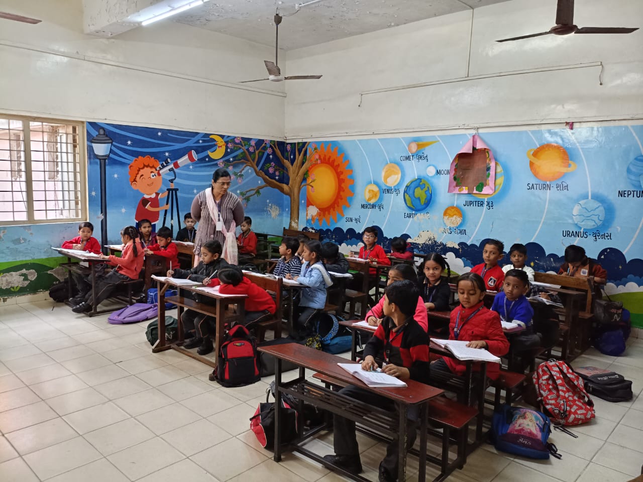 Junior K. G. / Senior K. G. :- Calligraphy Competition(sulekhan)2025